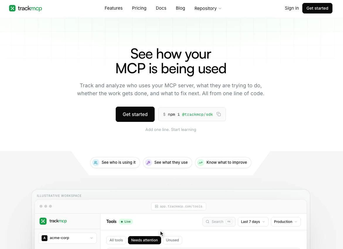 TrackMCP product image 1