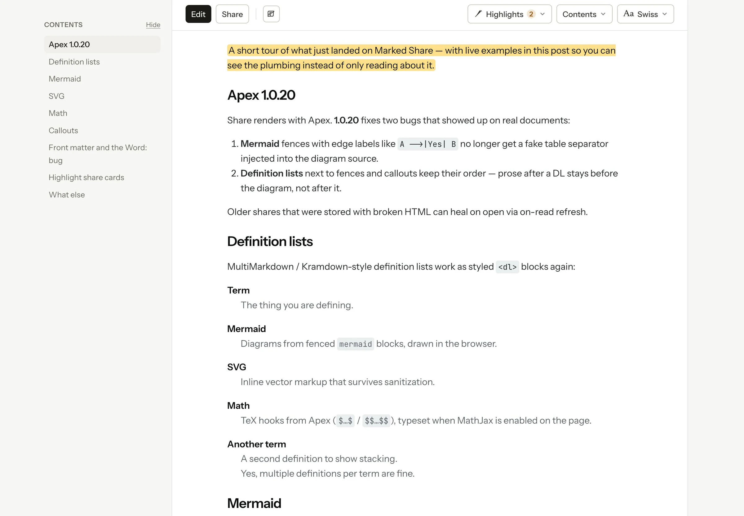 Marked Share product image 1
