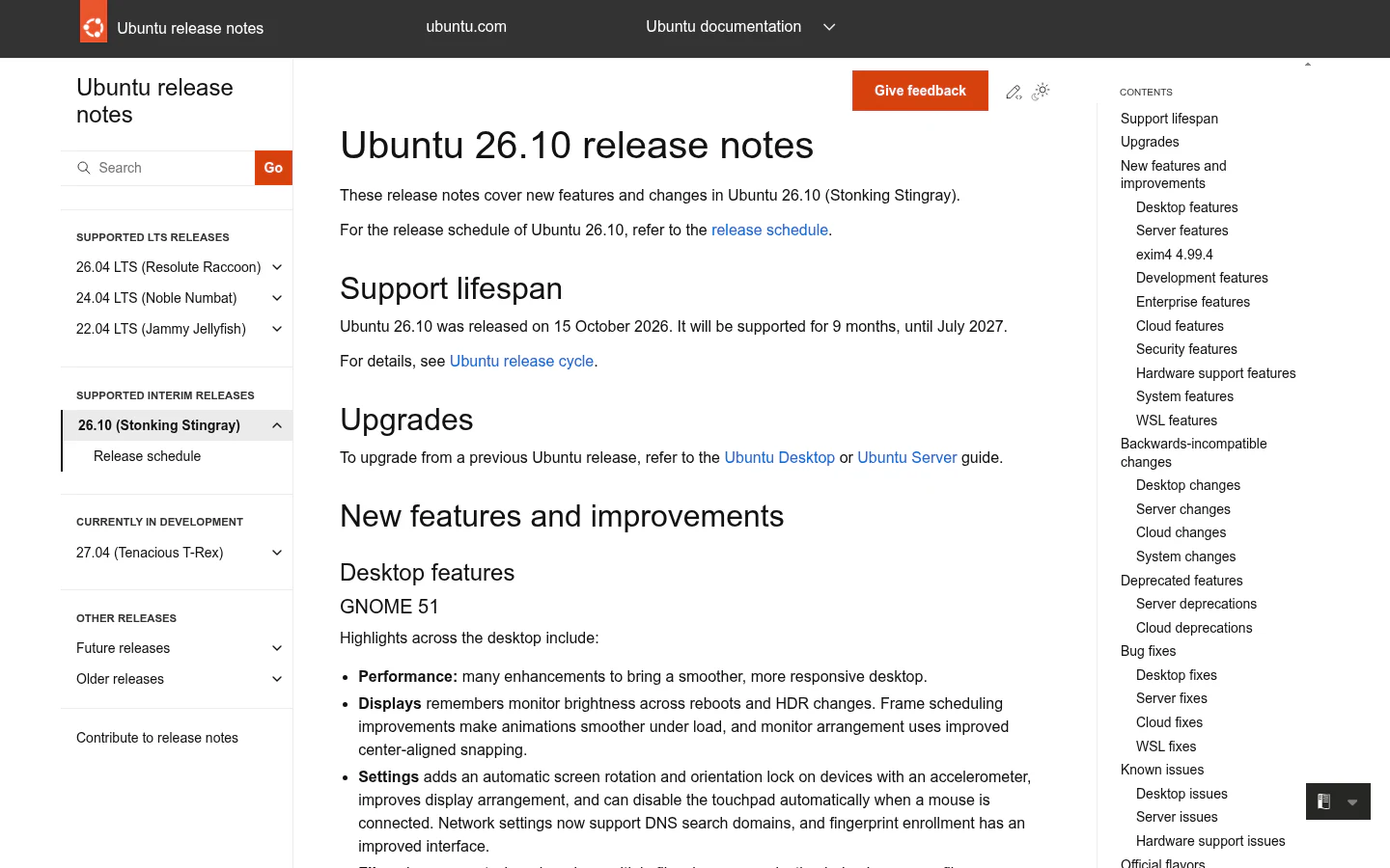 Ubuntu 26.10 (Stonking Stingray) product image 1